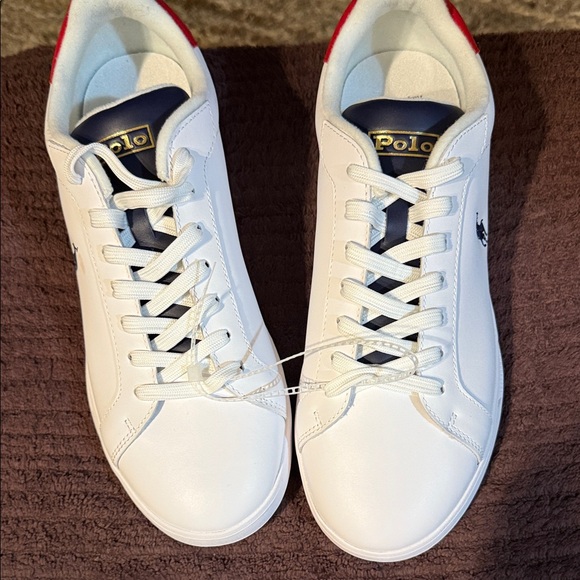 Polo Ralph Lauren Other - Polo by Ralph Lauren White and Red Men's Sneakers